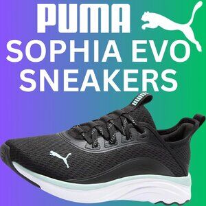 Womens Puma Sophia Evo Sneaker black with box, Brand New